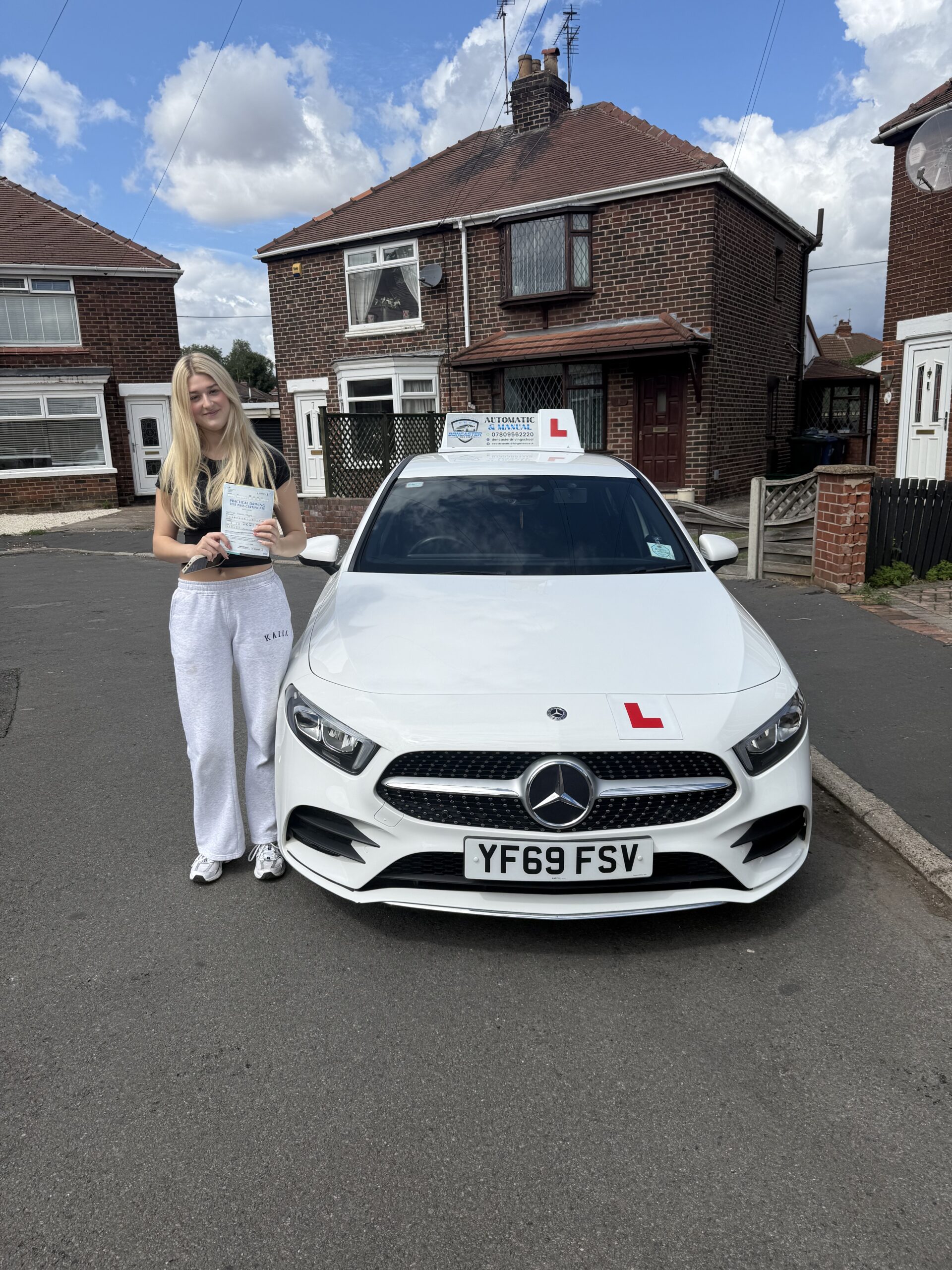Automatic driving lessons car in Doncaster